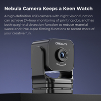 Creality Nebula Smart Kit Smart Pad 4.3'' IPS Touchscreen and Nabula Camera Inproved Print Speed Real Time Monitor with Night