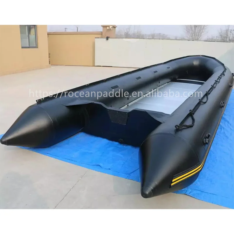 Perahu Karet Besar Panjang 6m 7m 8m 9m 10m Lantai Aluminium/Kayu Lapis Dengan Sertifikat CE Untuk Dijual Inflaveis Remar