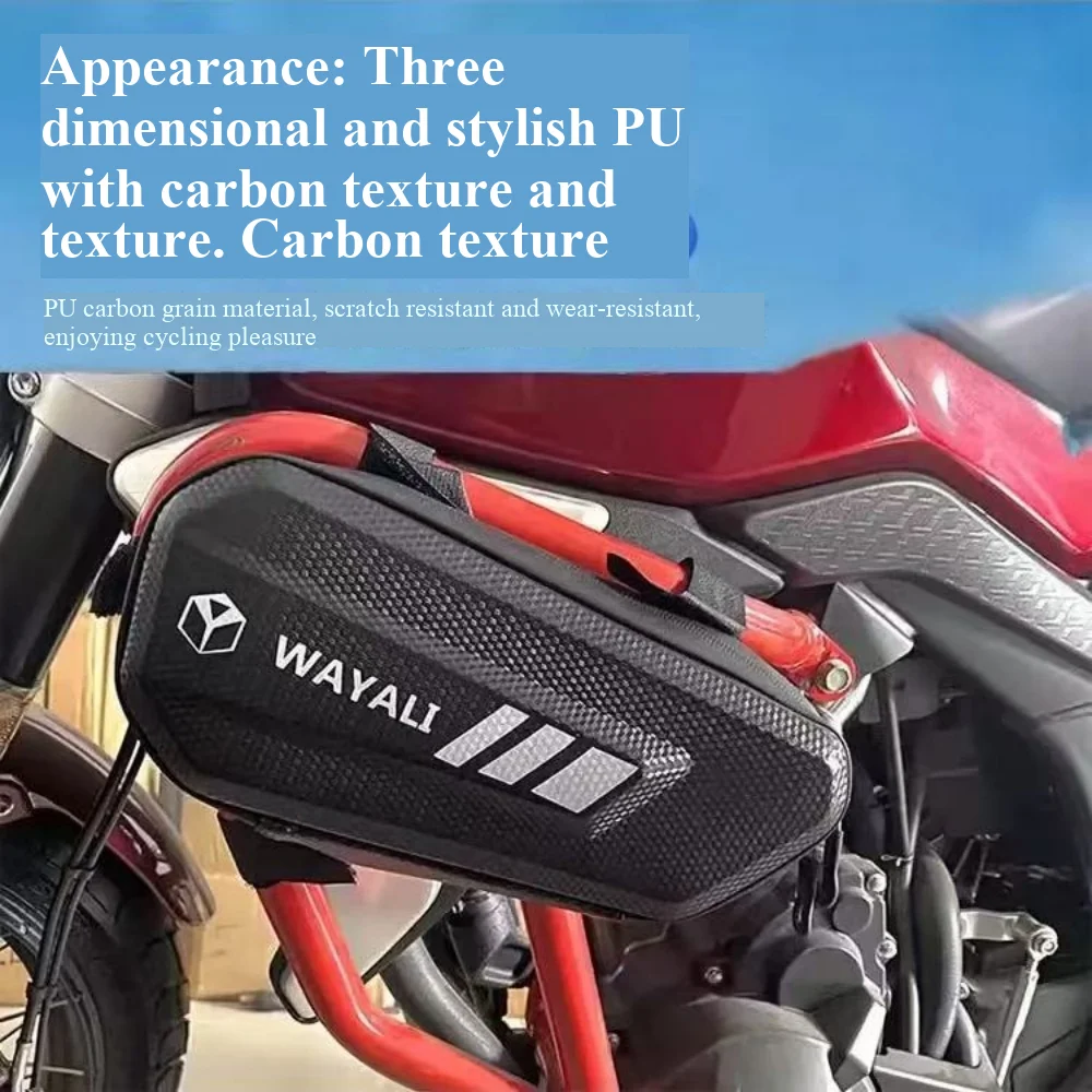 Suitable for ZONTES 310V side bag, motorcycle side mount, side bag conversion triangular tool bag, ZT 310V accessories