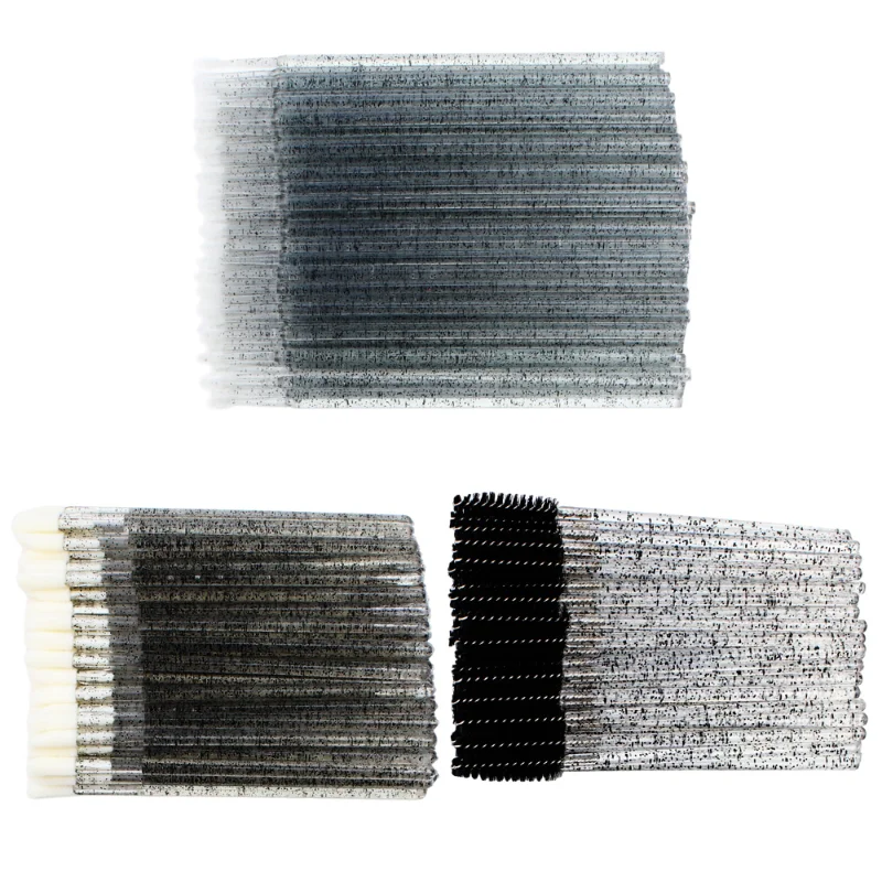 200 Stuks Wegwerp Mascara Lippenselen Wands Applicator Microbrush Borstels Set Wattenstaafje Voor Wimperverlenging Wenkbrauw Makeup Tools
