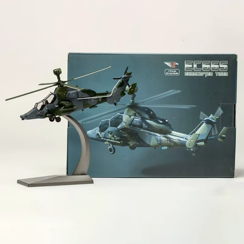 1/72 Scale EC-665 EC665 UHT Eurocopter Tiger Helicopter Replica Model Army Fighter Aircraft Airplane For Collection