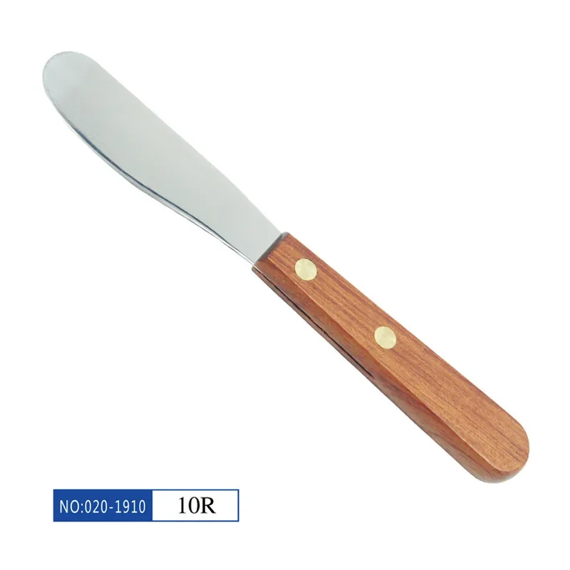 

2pc Dental Alginate Mixing Plaster 10R 11R 1R 2R Stainless Steel Dental laboratory Gypsum Spatula Impression Dental Lab Material