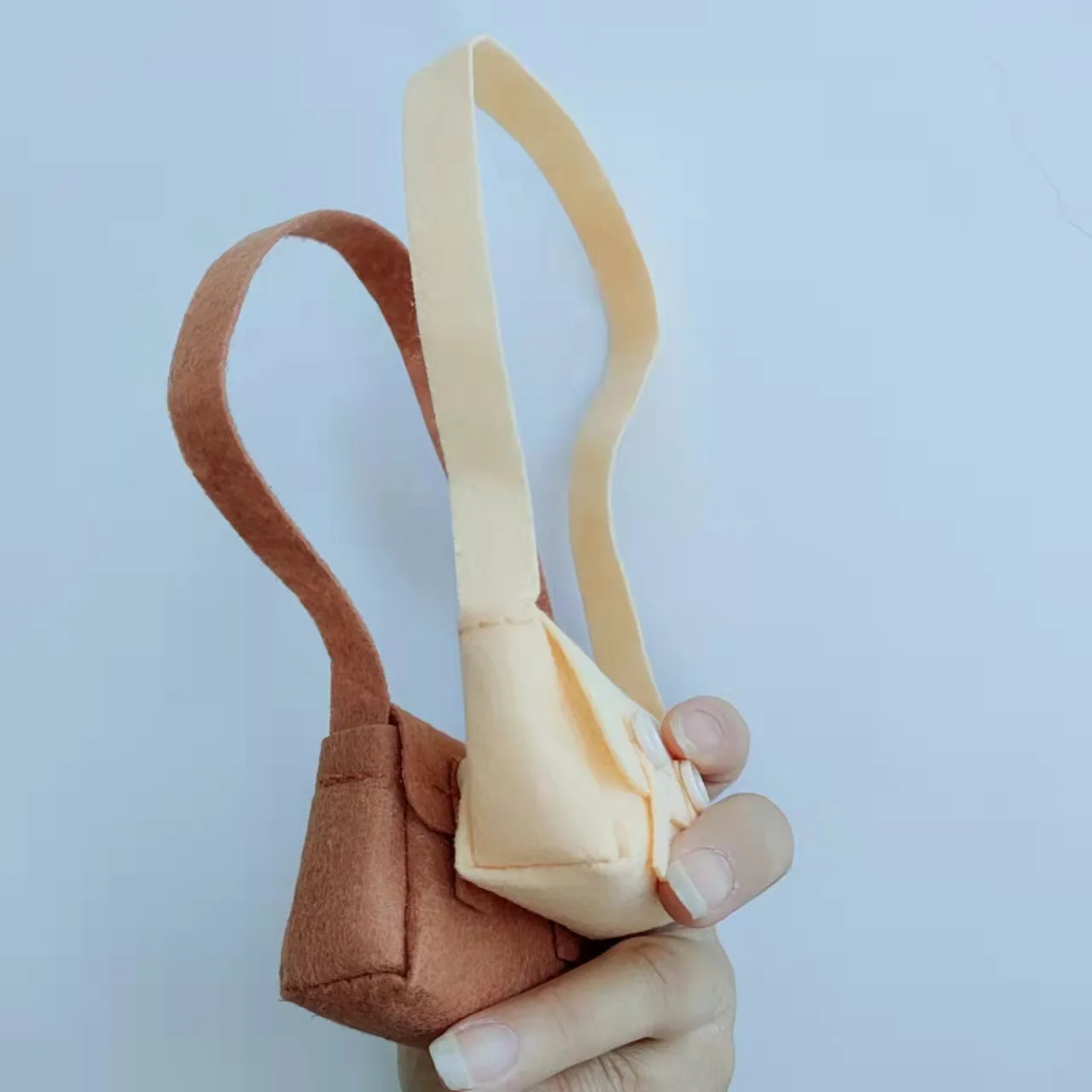 Doll Clothes Accessoies Hyaluronic Acid Duck Doll Bag Accessory Yellow Duck Figurine Backpack Doll Crossbody Bag 1pcs