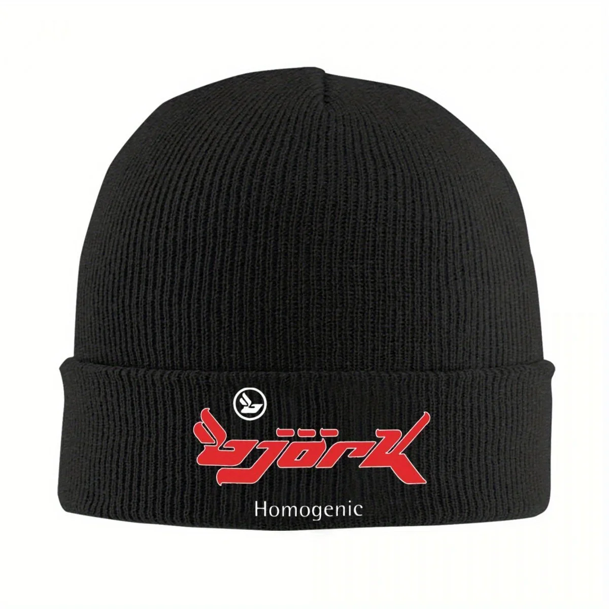 2026 Bjork Homogenic Logo Hat Autumn Winter Beanie Fashion Vintage Iceland Music Singer Caps Men Women Knitted Hat