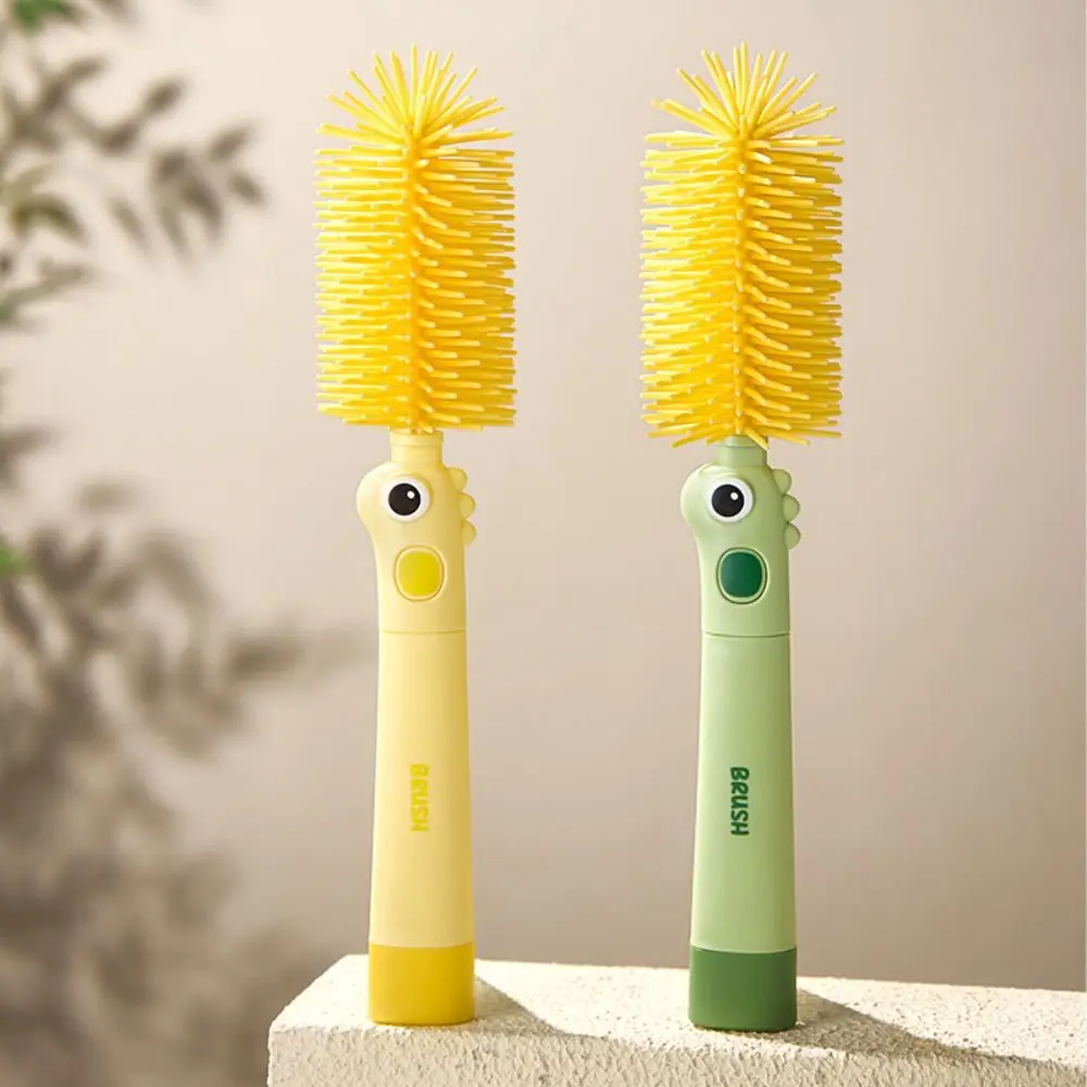 

2PCS/SET 3-in-1 Baby Bottle Cleaner Set Silicone Multi-functional Nipple Brush Soft Long Handle Cup Cleaning Tool Drink Bottle
