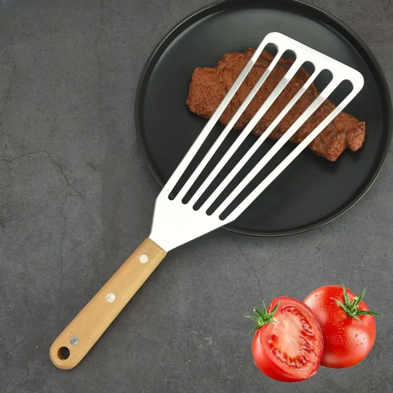 Steak spatula stainless steel multi-purpose kitchen spatulaSpatulas, frying pans, gadgets, kitchen tools, cooking accessories