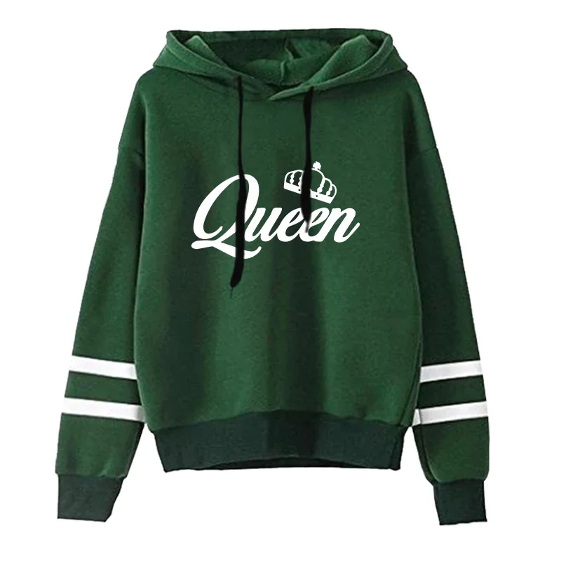 Pullovers Hoodies Hot Sale Autumn Winter Versatile Stripe Women Sweatshirts Style Fashion Casual Sports Daily Simplicity Quality