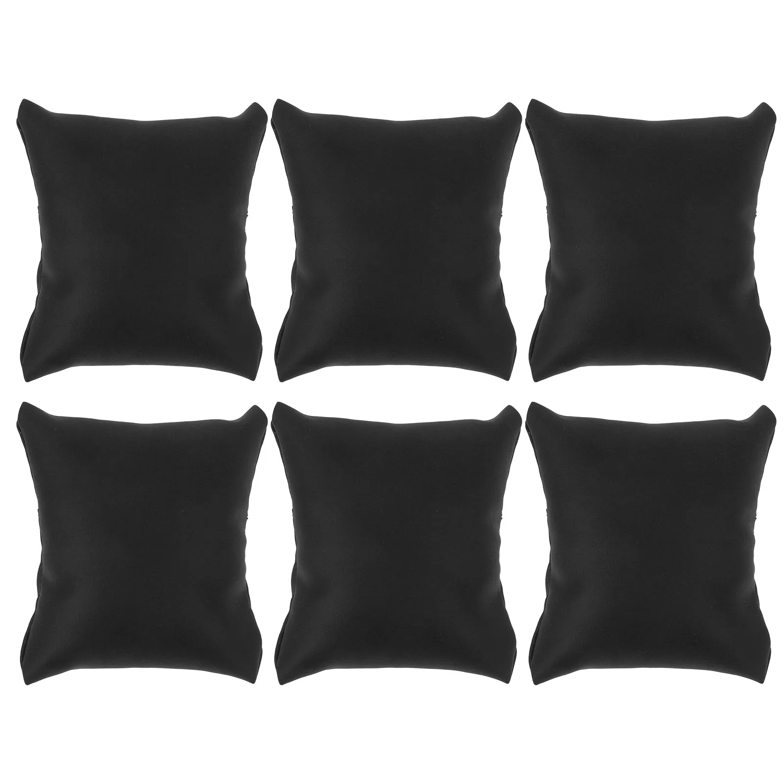 

6 Pcs Jewelry Show Small Bracelet Holder Display Cushions Pillow Water Proof Supporting Silk Floss Travel