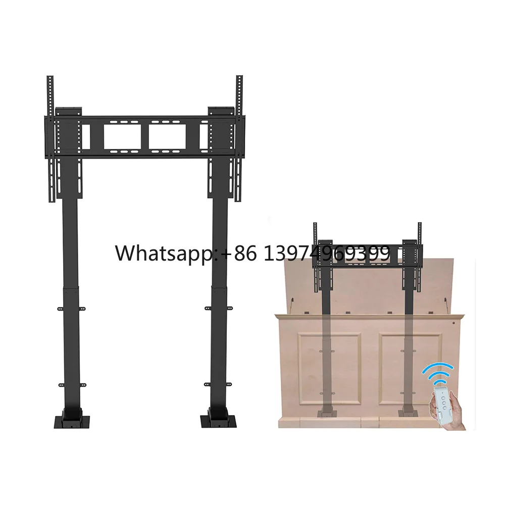 Electric Smart Modern TV Lift Stand Motorized Mechanism System With Remote Control Furniture Spindle Hub