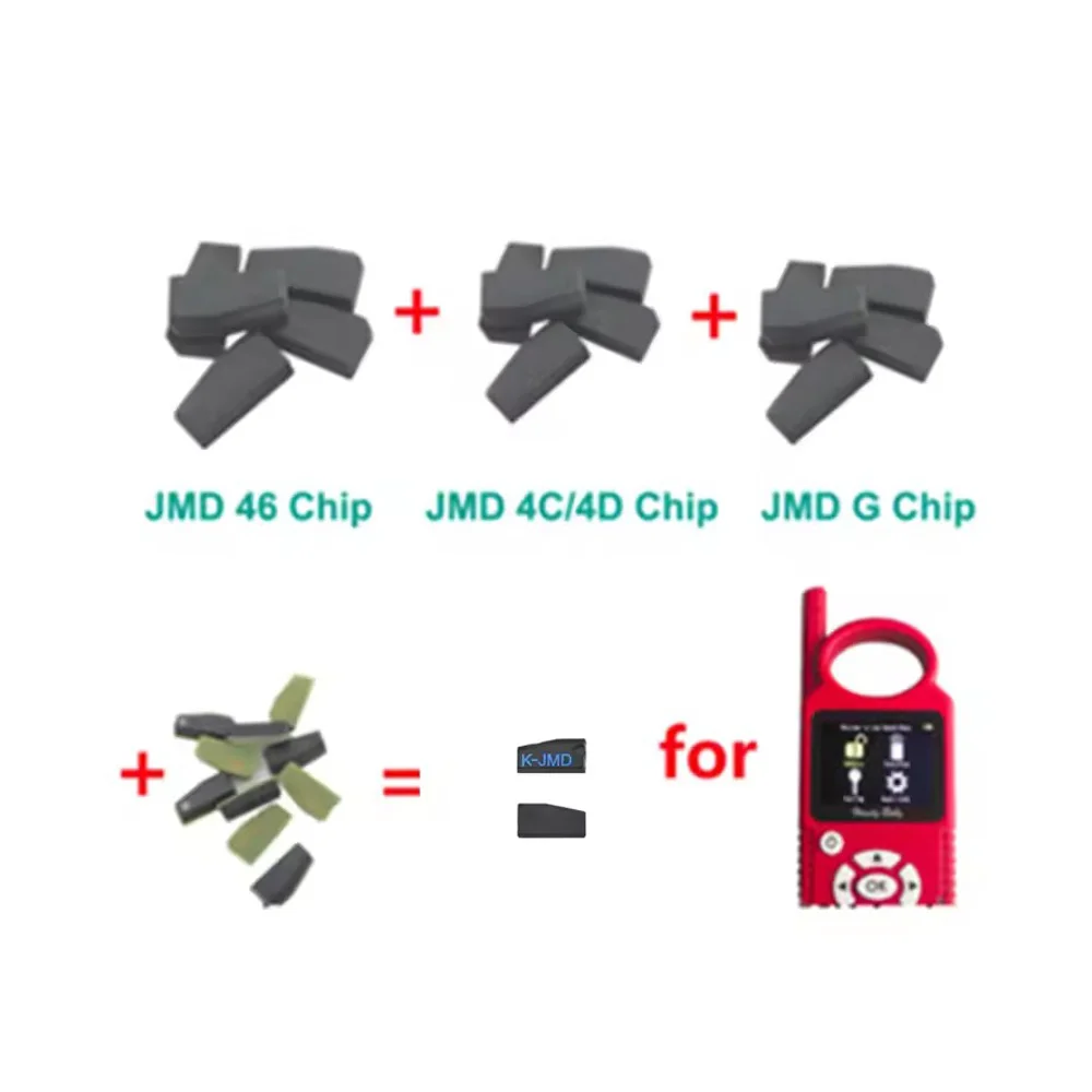 10-20 Stück Original JMD King Chip für Handy Baby Autoschlüssel-Chip zum Klonen von 46 48 4c 4d G T5 Chips K-JMD Blue Chip – Detail 2