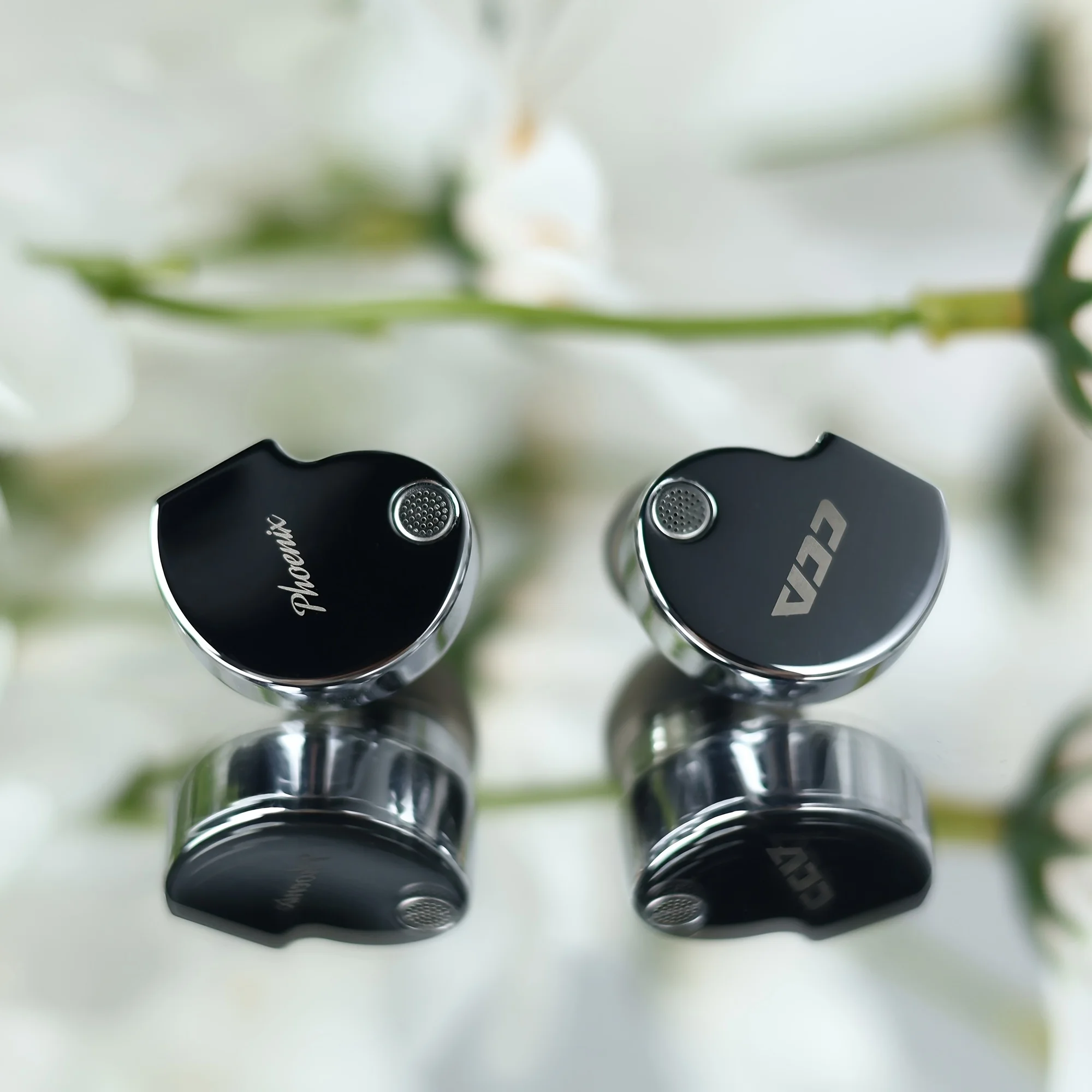 CCA Phoenix In-Ear Monitor All-Metal Dual-Magnet Dynamic Driver IEM with HiFi Clear Sound & Detachable 0.78mm 2-Pin Cable