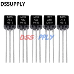 50PCS MPSA06 MPSA13 MPSA14 MPSA18 MPSA42 TO-92 Darlington Triode MPSA44 MPSA56 MPSA92 Z0607MA YXSHENG Original Triode Transistor