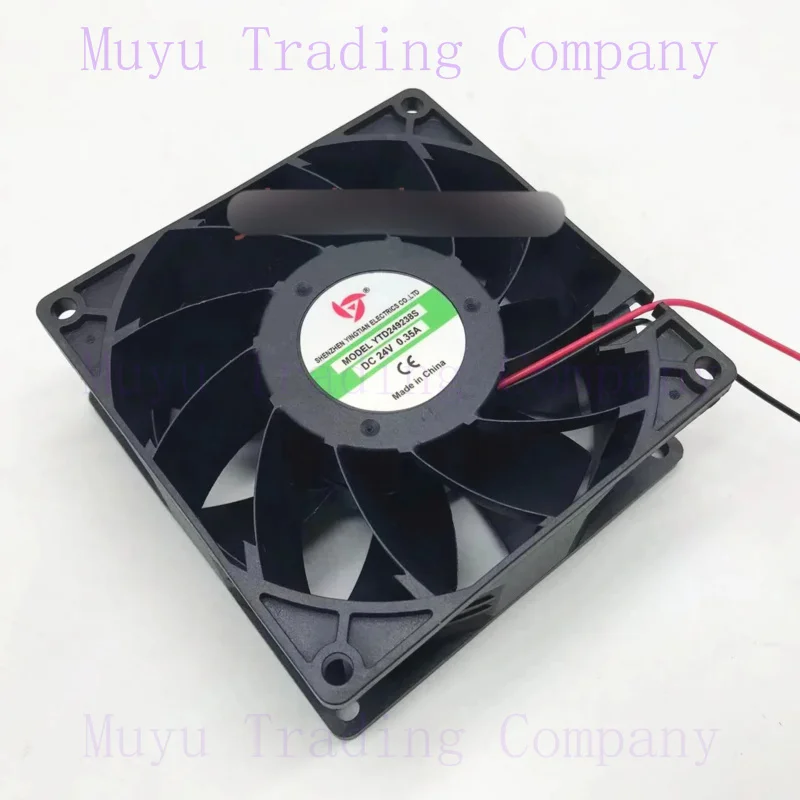 FOR YTD249238S DC 24V 0.35A 92x92x38mm 2-Wire Server Cooling Fan