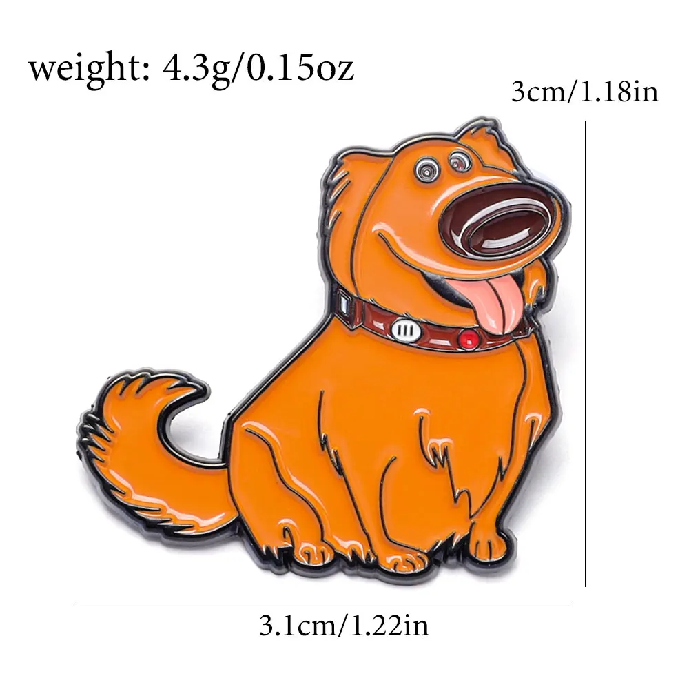 Cartoon Dog emalia Pin słodkie zwierzaki broszki dla kobiet przypinki na klapę odznaka na plecaku akcesoria kostiumowe modna biżuteria na prezenty
