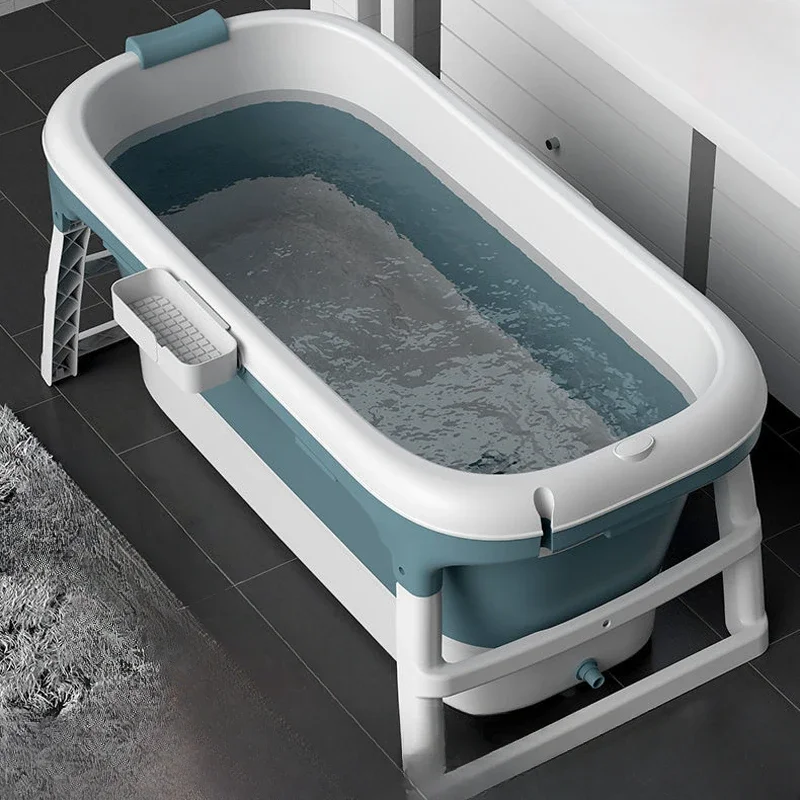 Adult Foldable Bath Bucket for Bathing, Household Full Body Thickened Adult Bathtub, Bathtub, Bathtub, and Bathtub God Tool