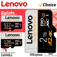 Lenovo 2TB SD Card 1TB Class 10 V60 TF Card 128GB Mini 512GB  Memory Card High Speed Micro TF SD Card 256GB For Nintendo Switch