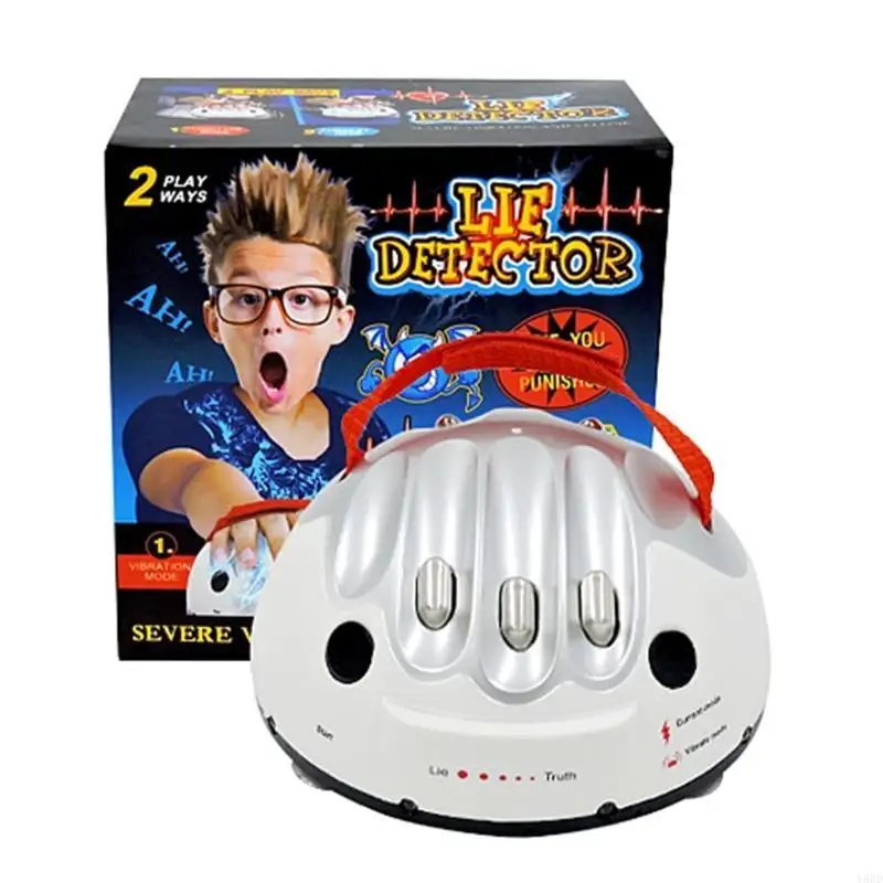 Y88D Dispositif test polygraphique réglable drôle Tricky, Micro Electric Shock pour jeu fête mention