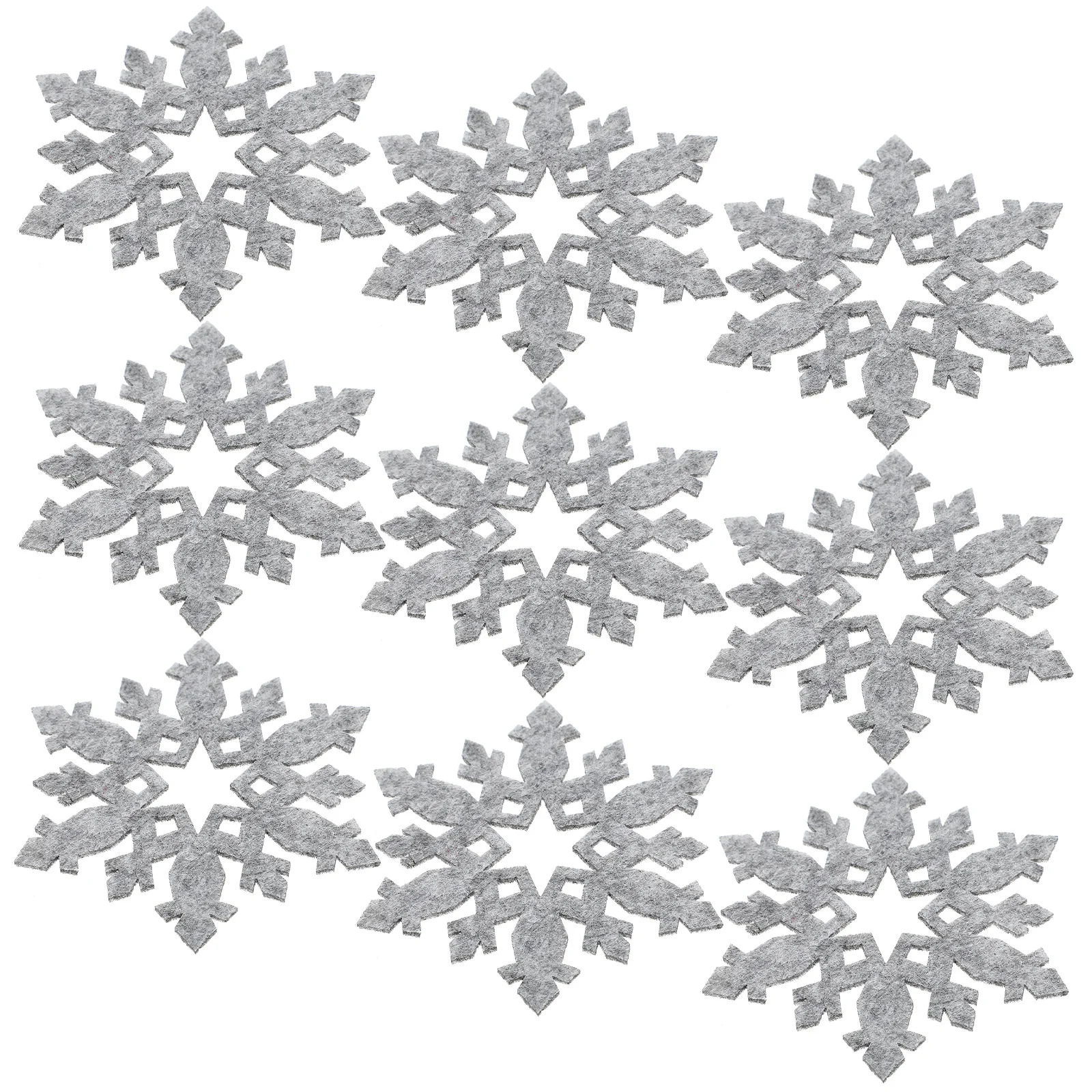 

12Pcs Reusable Snowflake Coasters Christmas Ornaments for Home Kitchen Bar Decor Christmas Coasters Desktop Cup Mat