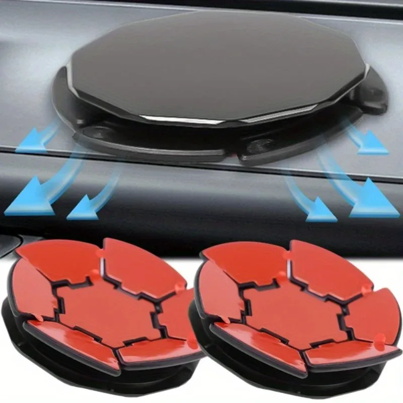 

1pcs Suction Cup Spacer for Car Cell Phone Holder Strong Adhesive Base Center Dashboard Mounting Plate Cell Phone Holder Pad