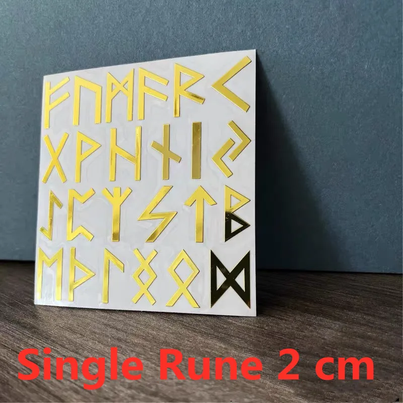 24pcs Natural Rune Stones Diy Metal Sticker Divination Crystal Stones Quartz Chakra Energy Stones Runes Stones Energy stones