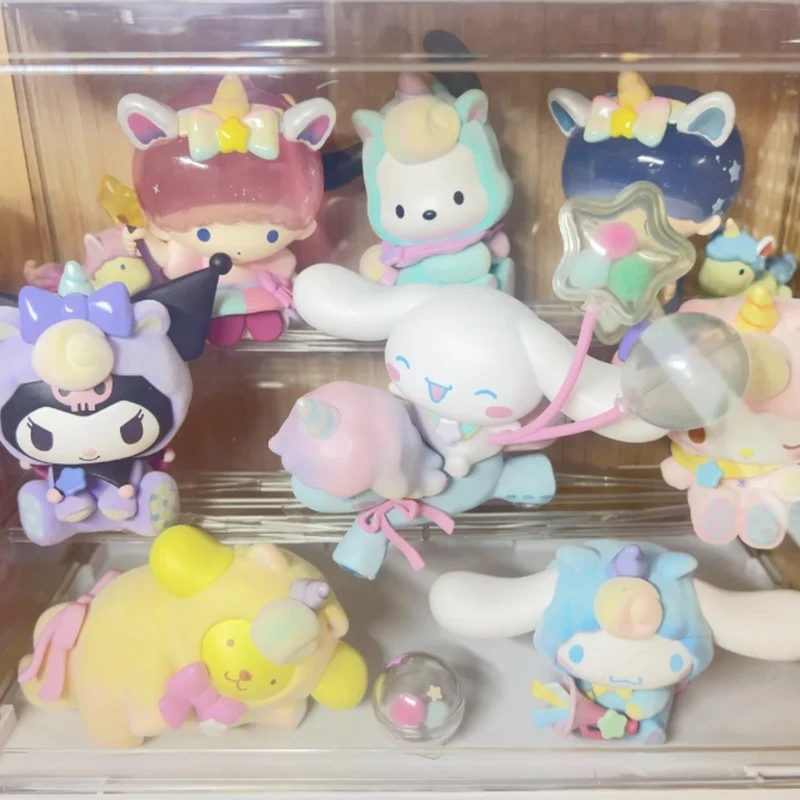 شخصيات سانريو الأصلية سلسلة الجنة الخيالية صندوق أعمى مفاجأة صندوق الغموض منضدية زخرفة الأطفال لعبة مخصصة هدية