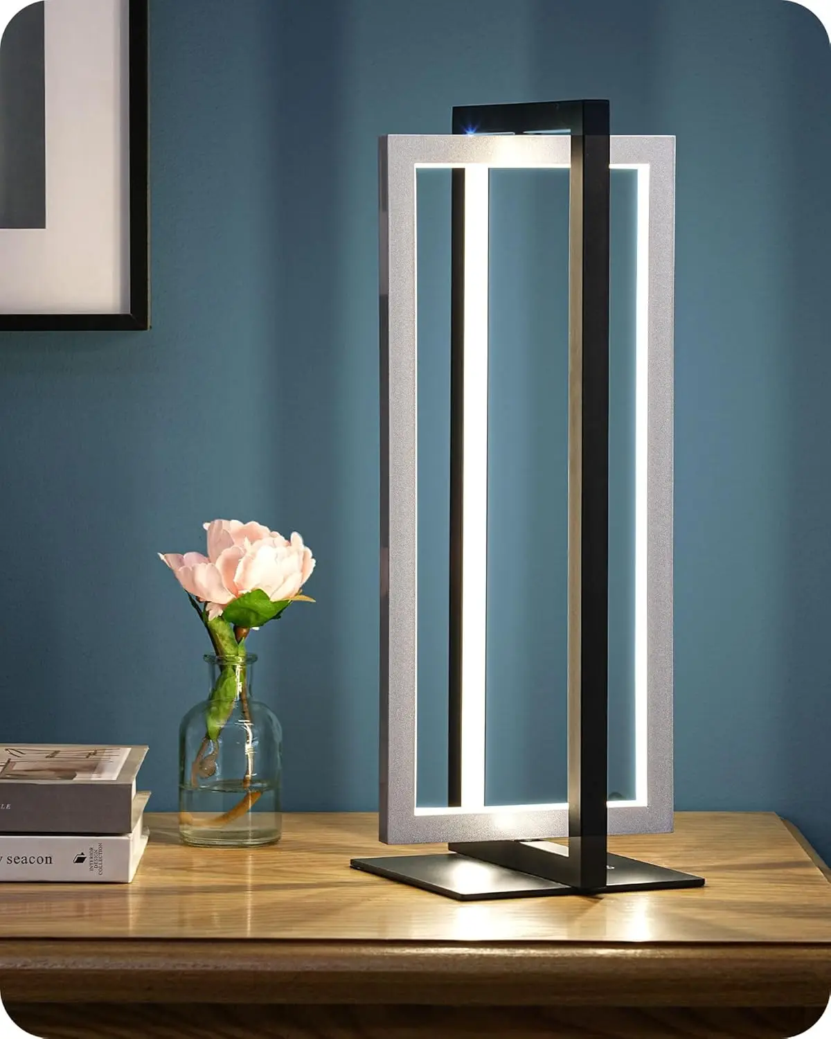 

Современная светодиодная настольная лампа, 750 лм, с плавной регулировкой яркости, 3 цветовые температуры, управление кнопкой, для гостиной и спальни