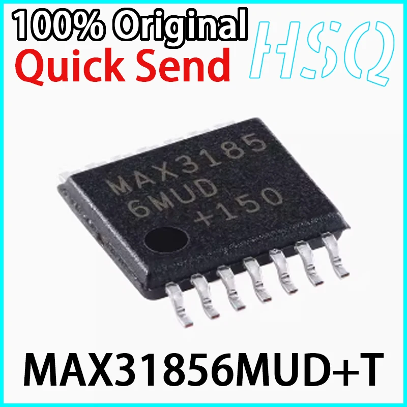 

2PCS Original MAX31856MUD+T MAX31856MUD TSSOP-14 High-precision Thermocouple To Digital Output Converter Chip