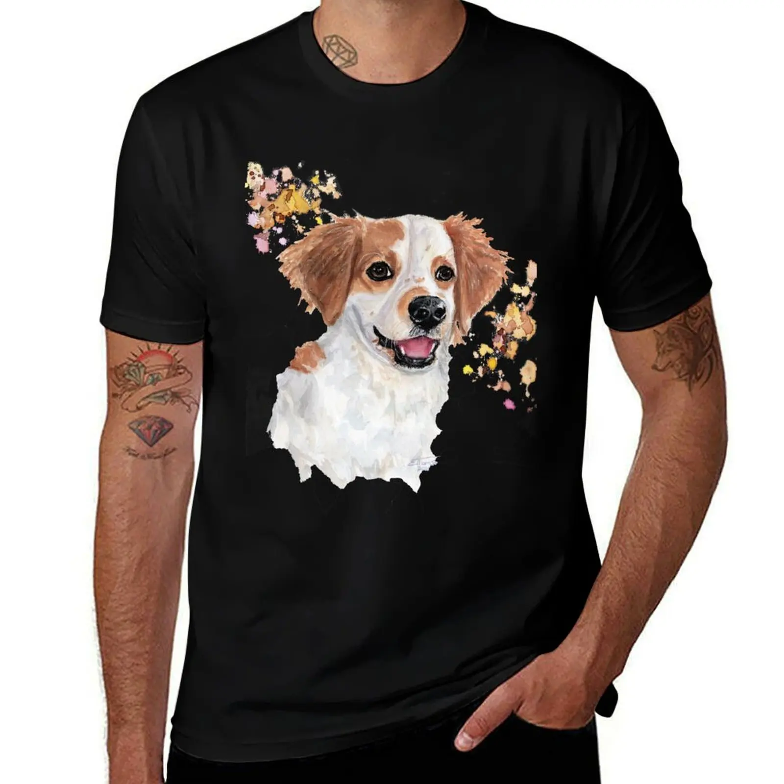 

Watercolour Cavachon T-Shirt man t shirts for men casual printed t shirts for man man graphic t shirt T-shirt
