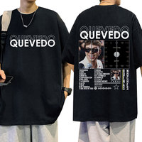 Rapper QUEVEDO Buenas Noches T-shirt Men Women Clothing Cotton Casual Oversized T-shirts Fashion Hip Hop Short Sleeve T Shirt