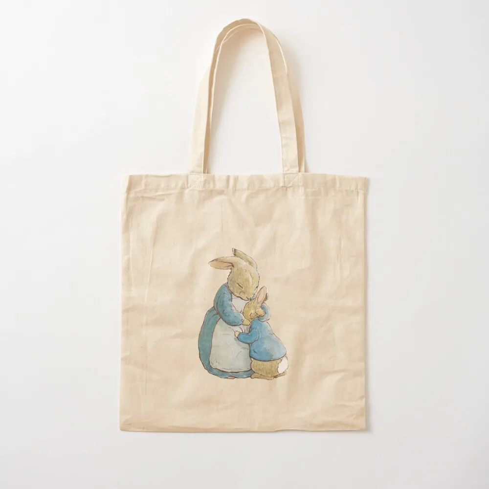 Peter Rabbit and his mother Tote Bag