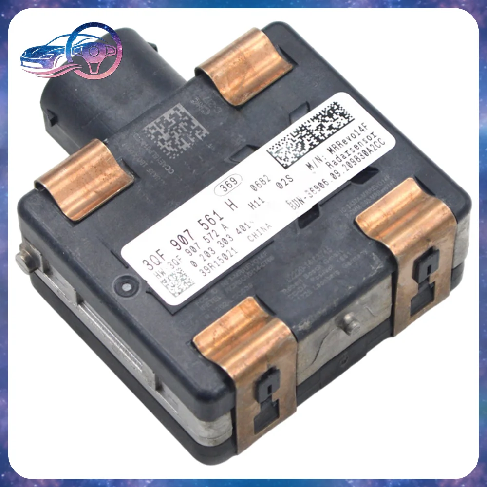 3QF907561H ACC Front Radar Sensor for VW MQB Passat B8 Tiguan Golf 7 Skoda Octavia Superb Audi A3 Q3 Adaptive Cruise Replacement view 3