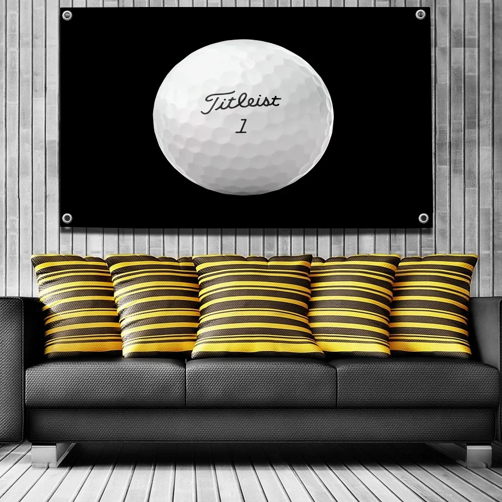 A-Titleist العلم أعلام معلقة 2 × 3ft 3 × 5ft راية للمرآب قماش مزخرف جداري الستار Rcing العلم 90x150 سنتيمتر راية للمنزل بار المرآب #3