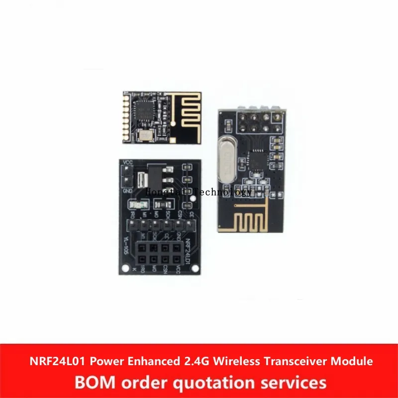 NRF24L01 Wireless 24L01+ Upgraded Black Diamond Mini 2.4G Wireless Transceiver Module Adapter Board 3.3V