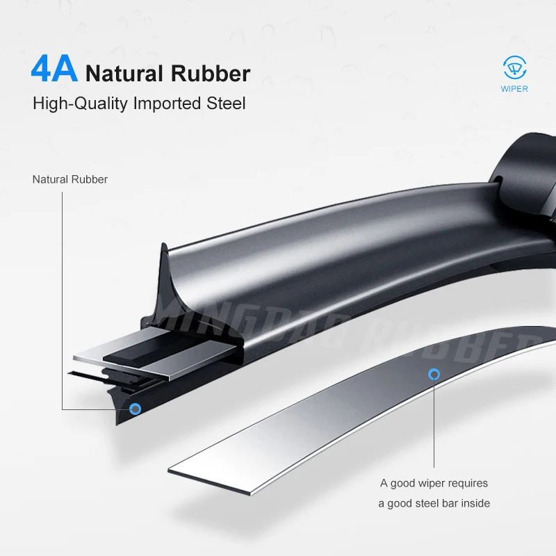 Wiper Front Wiper Blades For Peugeot 307 Hatchback 307CC 307SW Estate Windshield Windscreen Front Window 28\