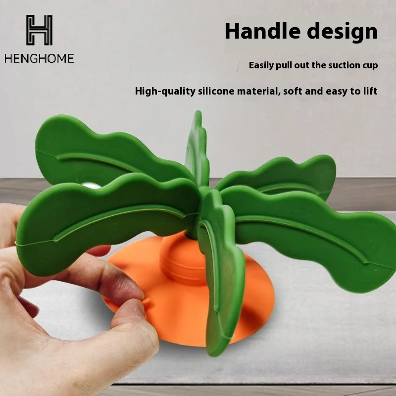 Dispensador de comida lenta para perros, giratorio, antiastres, alimentador para mascotas, potente ventosa, comida lenta, cuenco alimentador lento antiasfixia