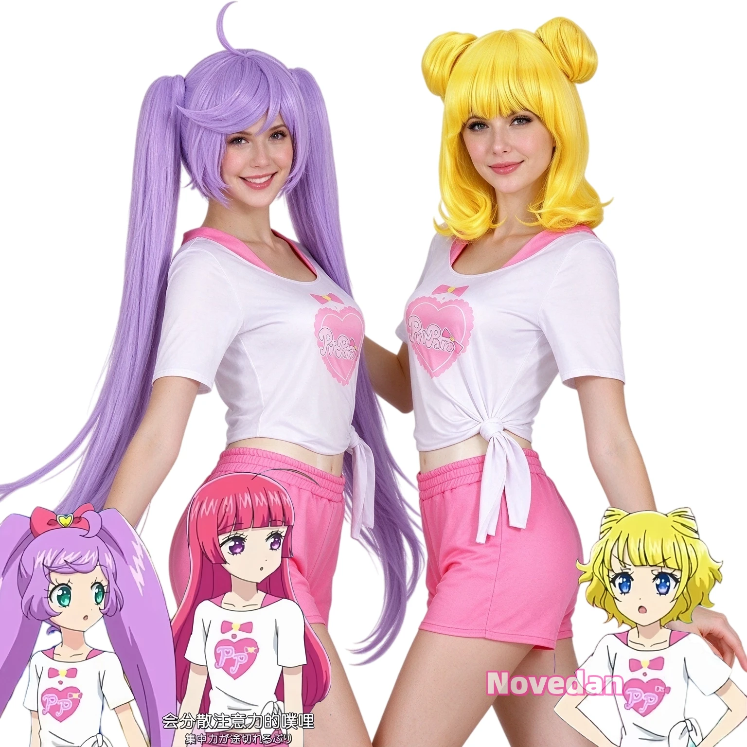 Pripara Cosplay Costume Anime Sophie Hojo Sophy Minami Mirei Solami Smile Manaka Laala Cosplay Costume Wig Party Outfit Woman