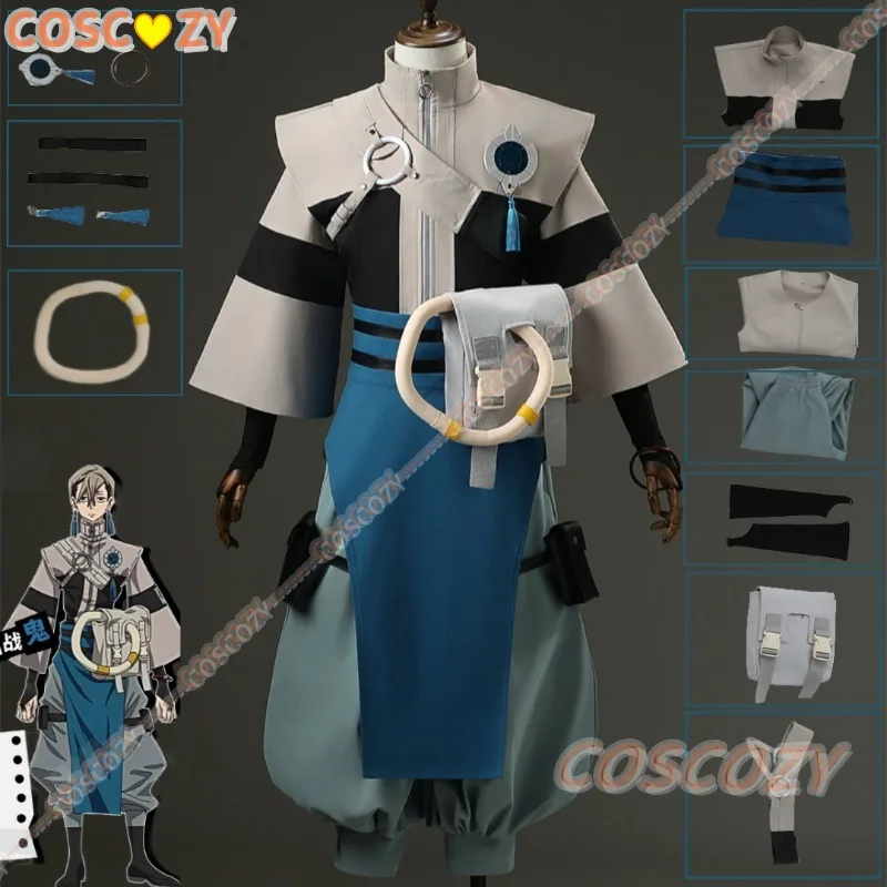 

Аниме Gachiakuta Zanka Nijiku Косплей Костюм Униформа Серьги Akuta Cleaners Хэллоуин Вечеринка Женщины Мужчины Фестиваль Наряд Парик