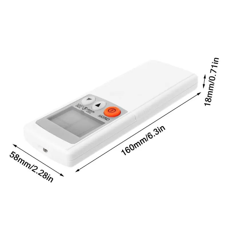 Replacement KD06ES Air Conditioner Remote Control Compatible for  KM05E KM09E KM09G KD05D KM09A KM09D