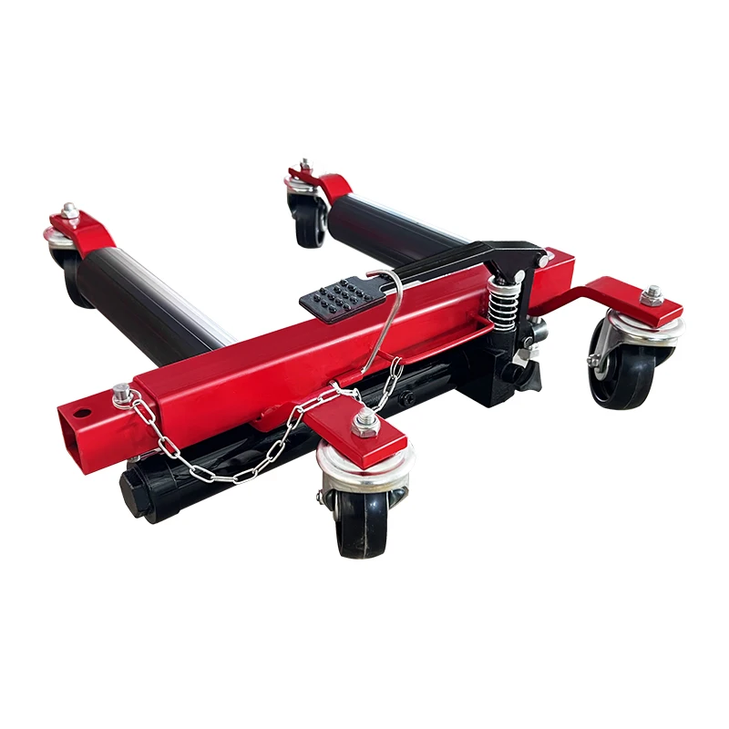 Portable Tire Lift Car Move Positioning Dragway Tools Moving Position Jack Hydraulic Wheel Dolly 12in For Car Truck RV Trailer