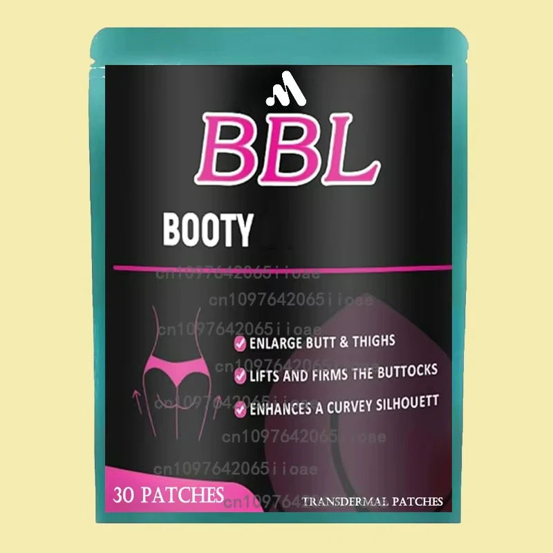 

30 Patches Curve Butt Enhancement Transdermal Patches Butt Enhancer Glute Growth - for Bigger Butt Fast