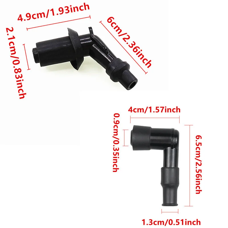Universal Motorcycle Ignition Spark Plug Cap Moped Scooter Dirt Bike Straddle Type Motorcycle Cub Underbone Spare Parts