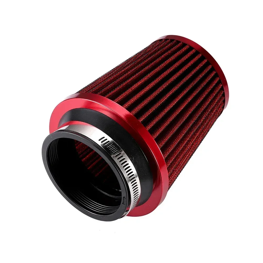 Universal 3\'\' 76mm Air Intake Pipe Modification Kits Aluminum Alloy Intake Pipe Cold Air Filter Injection System with Air-filter