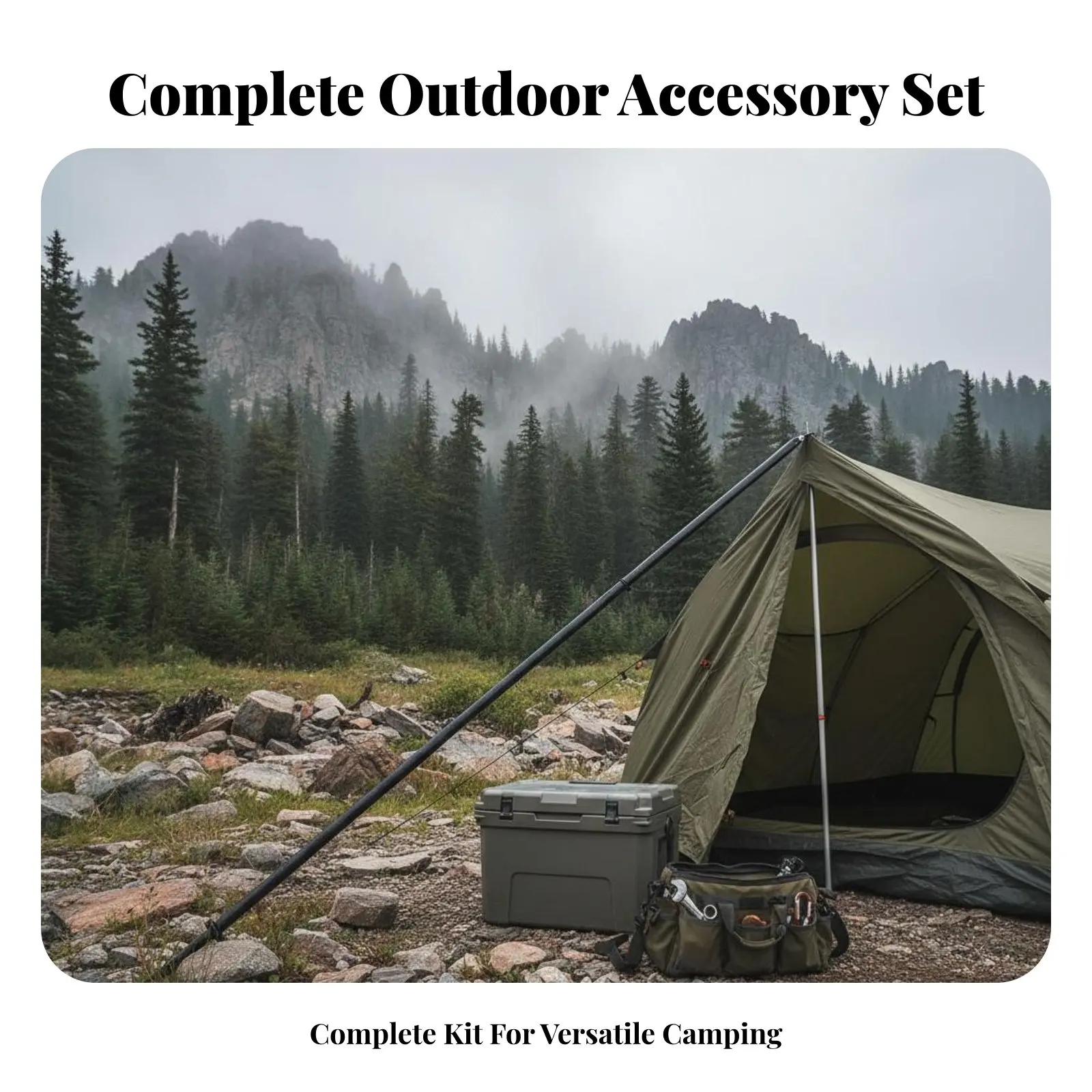 

2 Poles 2.4m Sectional Tarp Pole Easy Assembly Foldable Shelter Pole Camping Equipment Universal Grommet Tip for Picnics, Beach