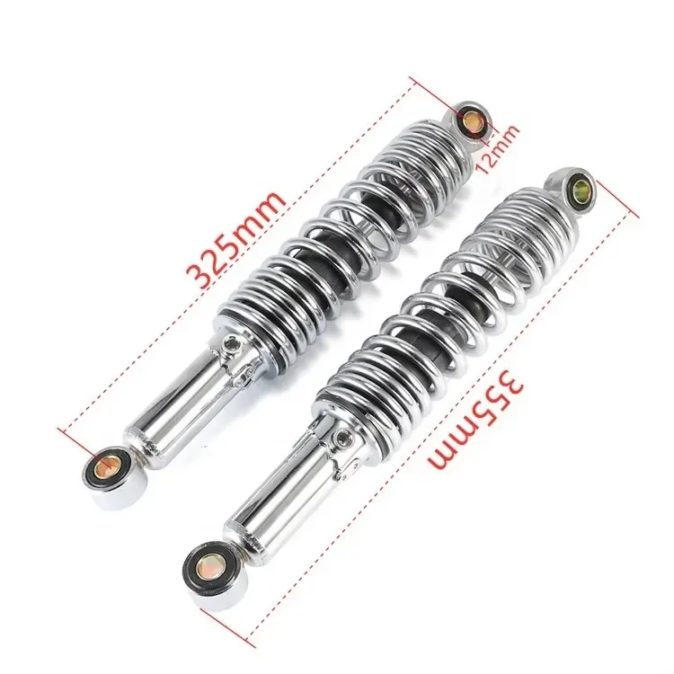325mm 7mm Spring Motorcycle Shock Absorbers For CG125 SL100 GN125