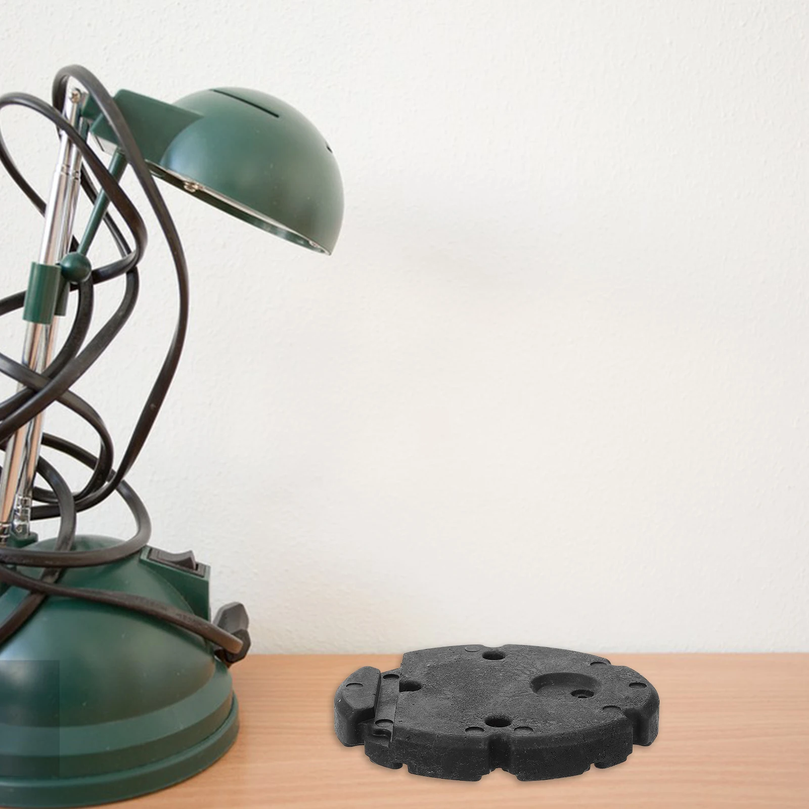 

Floor Light Weight Plastic Round Base Desk Lamp Base Modern Style Lamp Loader Stand Floor Light Weight