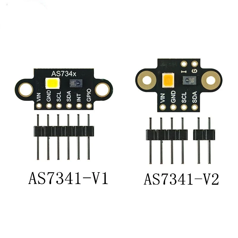 GY-AS7341 Visible Spectrum High Precision Recognition Sensor Module Color Temperature Illumination Color Measurement and Detecti