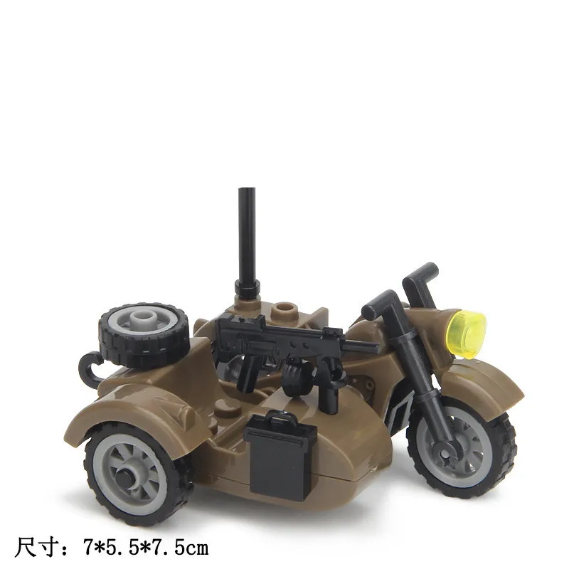 Weltkrieg Flugabwehrgeschütz Raketenartillerie Militär Armee Krieg Soldat MOC Modellbausatz Bausteine Spielzeug für Kinder – Detail 20