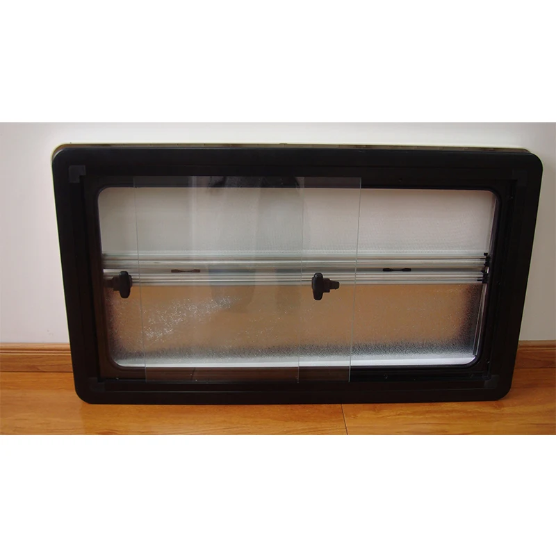RV Caravan Sliding Window Ventilation Hatch With Screen& Blind Tempered Glass MG15RW-SL  marine boat yacht accessories