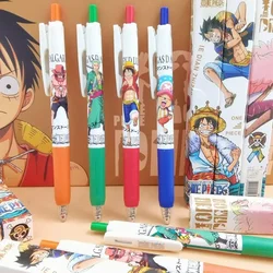 One Piece cartoon anime press gel pen unisex pen boy peripheral Luffy Zoro creative stationery student 0.5mm black signature pen