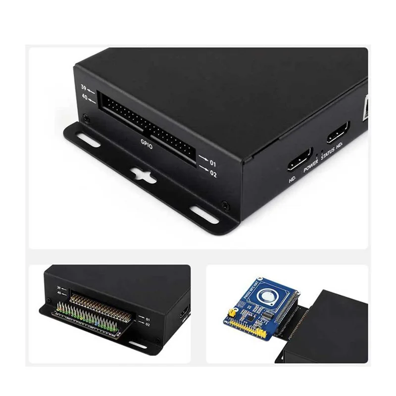 

Superb Metal Case Designed Forraspberry Pi Compute Module 5 IO Board Durable Andefficient Design